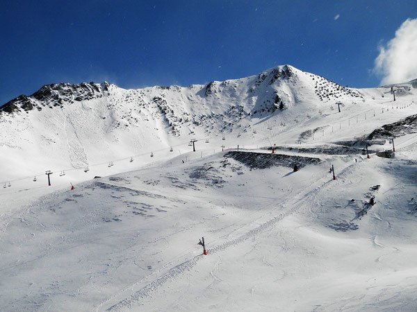 Лыжный курорт Formigal, Испания. Поднявшись от станции Sexta