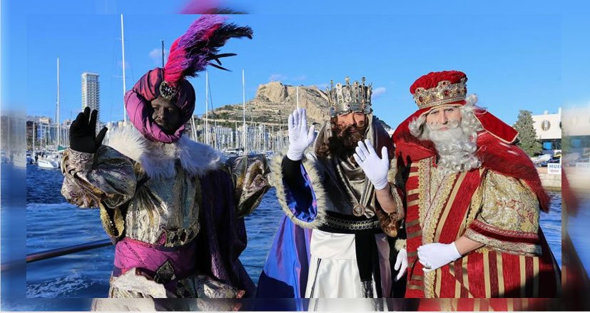 Прибытие королей-магов в порт Аликанте. Фото AlicanteOut