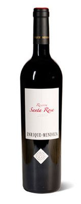 Santa Rosa, винодельня Enrique Mendoza, 91 Паркер, 93 Пеньин, 20 евро 